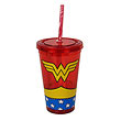 Wonder Woman Uniform 16 oz. Plastic Travel Cup